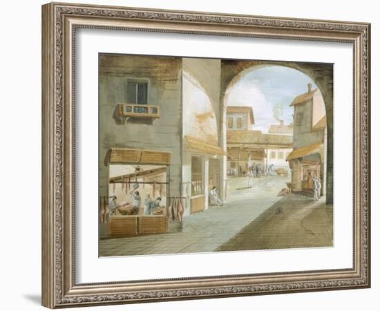 The Butcher's Shop-Giuseppe Bernardino Bison-Framed Giclee Print