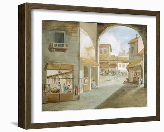 The Butcher's Shop-Giuseppe Bernardino Bison-Framed Giclee Print