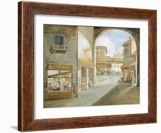 The Butcher's Shop-Giuseppe Bernardino Bison-Framed Giclee Print