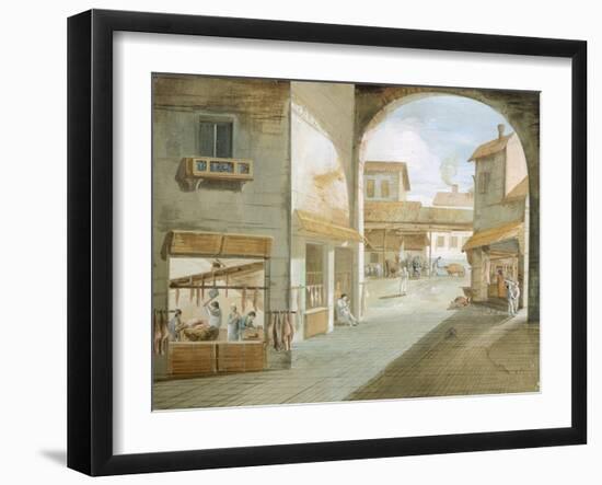 The Butcher's Shop-Giuseppe Bernardino Bison-Framed Giclee Print