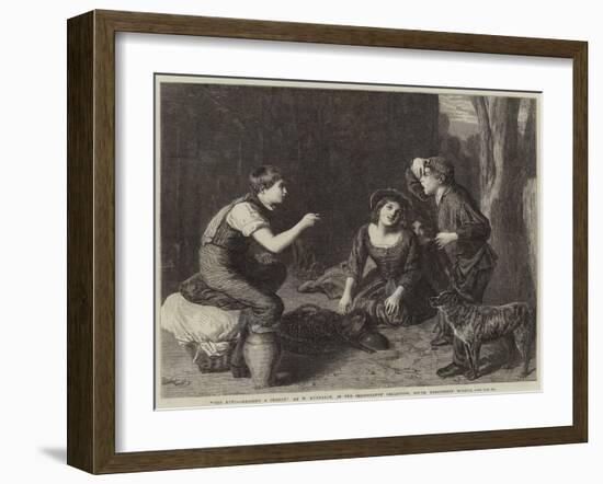 The Butt, Shooting a Cherry-William Mulready-Framed Giclee Print