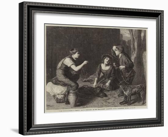 The Butt, Shooting a Cherry-William Mulready-Framed Giclee Print