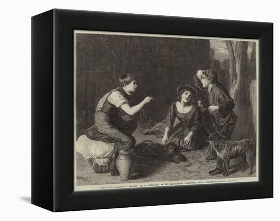 The Butt, Shooting a Cherry-William Mulready-Framed Premier Image Canvas