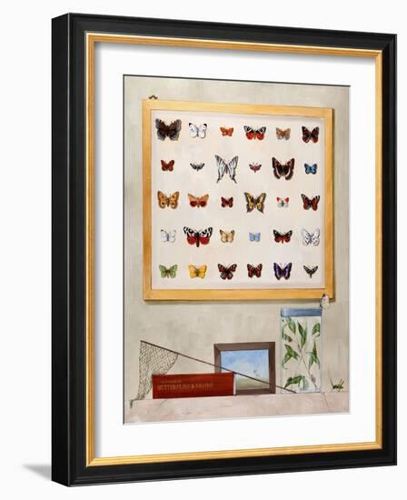 The Butterfly Collector, 2012-13-Rebecca Campbell-Framed Giclee Print