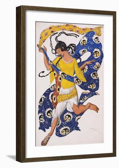 The Butterfly (Costume Design for Anna Pavlova)-Leon Bakst-Framed Premium Giclee Print