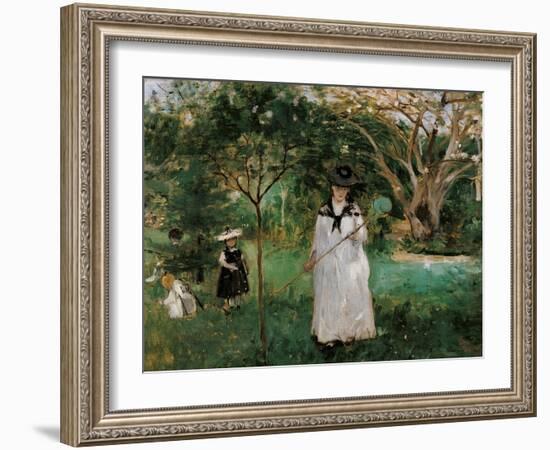 The Butterfly Hunt-Berthe Morisot-Framed Giclee Print