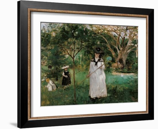 The Butterfly Hunt-Berthe Morisot-Framed Giclee Print