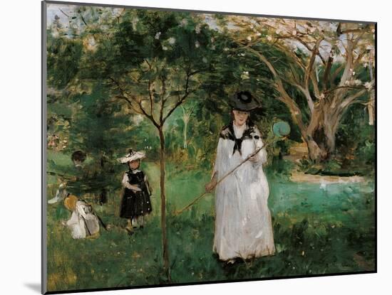 The Butterfly Hunt-Berthe Morisot-Mounted Giclee Print