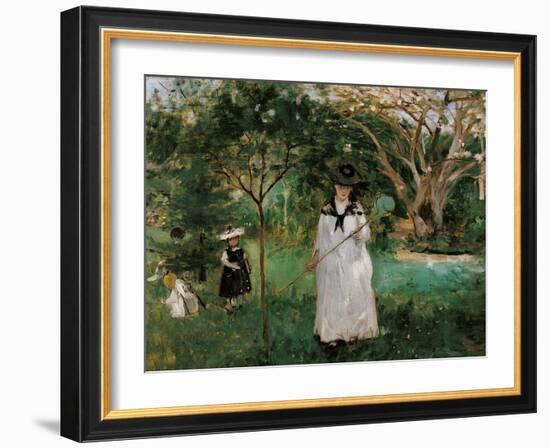 The Butterfly Hunt-Berthe Morisot-Framed Giclee Print