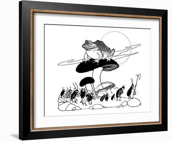 The Butterfly's Ball-Willy Pogany-Framed Art Print