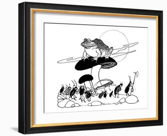 The Butterfly's Ball-Willy Pogany-Framed Art Print