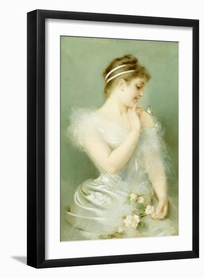 The Butterfly-Pierre Carrier-belleuse-Framed Giclee Print