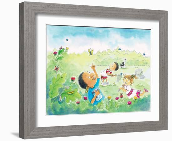 The Butterly Egg - Humpty Dumpty-Amy Wummer-Framed Giclee Print