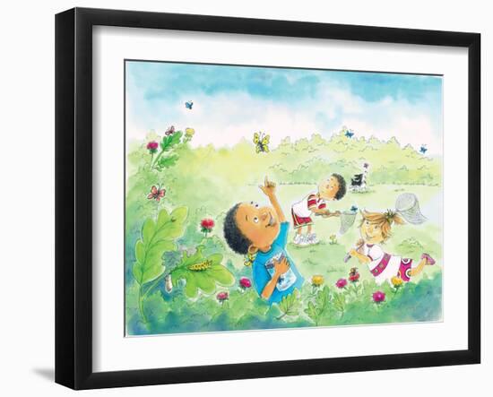 The Butterly Egg - Humpty Dumpty-Amy Wummer-Framed Giclee Print