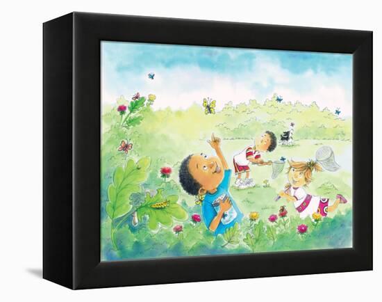 The Butterly Egg - Humpty Dumpty-Amy Wummer-Framed Premier Image Canvas