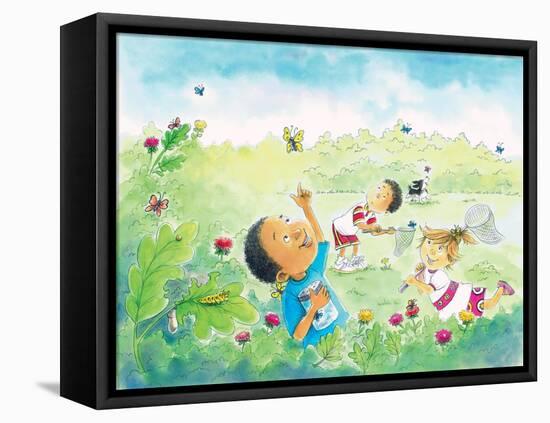 The Butterly Egg - Humpty Dumpty-Amy Wummer-Framed Premier Image Canvas