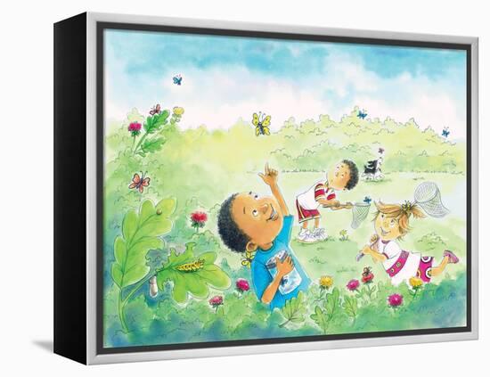 The Butterly Egg - Humpty Dumpty-Amy Wummer-Framed Premier Image Canvas