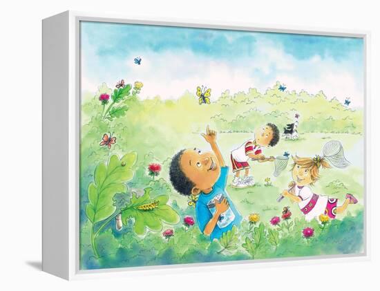 The Butterly Egg - Humpty Dumpty-Amy Wummer-Framed Premier Image Canvas