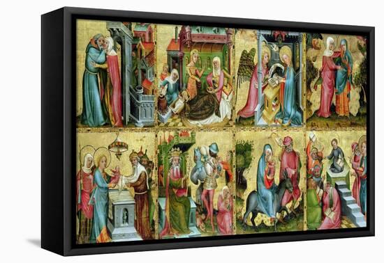 The Buxtehude Altar, Central Panel, 1400-10-Master Bertram of Minden-Framed Premier Image Canvas