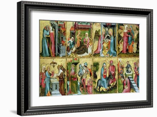 The Buxtehude Altar, Central Panel, 1400-10-Master Bertram of Minden-Framed Giclee Print