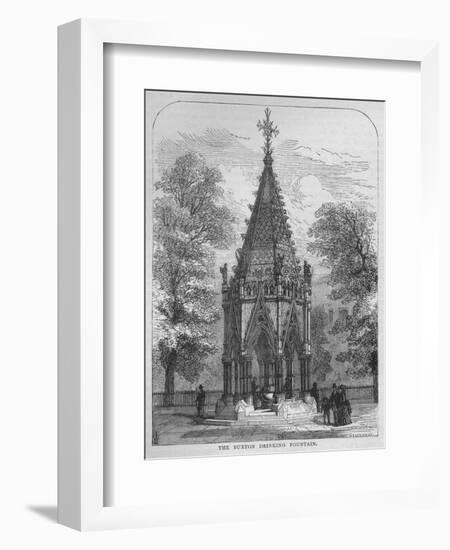 The Buxton Drinking Fountain, Westminster, London, c1870 (1878)-Unknown-Framed Giclee Print