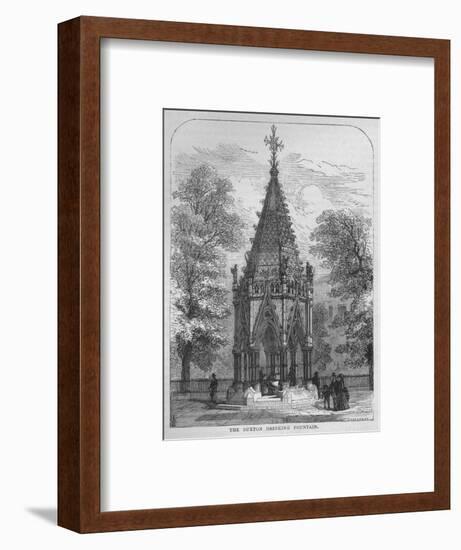 The Buxton Drinking Fountain, Westminster, London, c1870 (1878)-Unknown-Framed Giclee Print