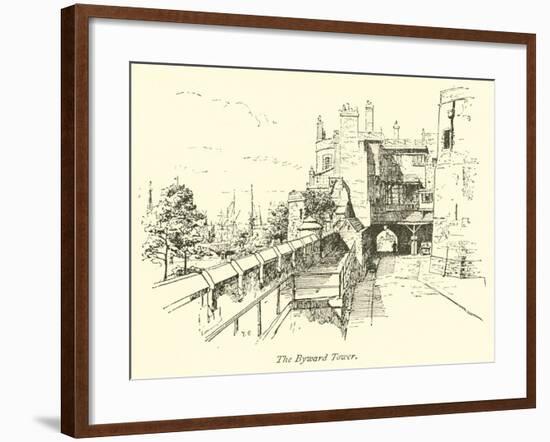 The Byward Tower-null-Framed Giclee Print