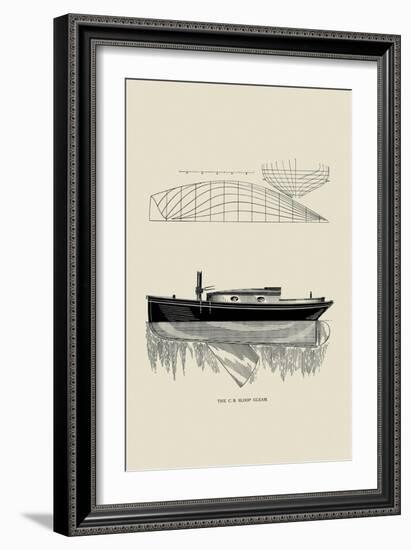 The C.B. Sloop Gleam-Charles P. Kunhardt-Framed Art Print