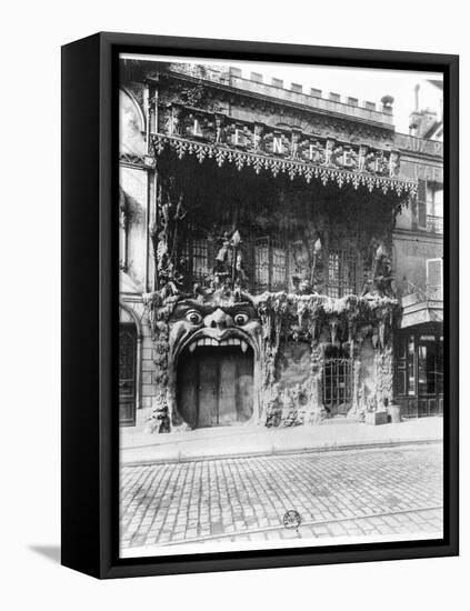 The Cabaret De "L'Enfer" in Paris, 53 Boulevard De Clichy, circa 1900-Eugene Atget-Framed Premier Image Canvas