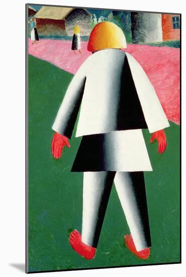 The 'Cabby' or Droshky Driver-Kasimir Malevich-Mounted Giclee Print