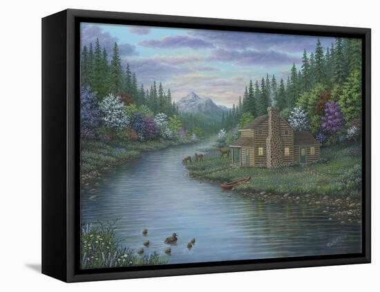 The Cabin-Robert Wavra-Framed Premier Image Canvas