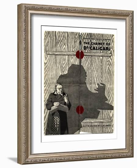 The Cabinet of Dr. Caligari, 1919-null-Framed Art Print