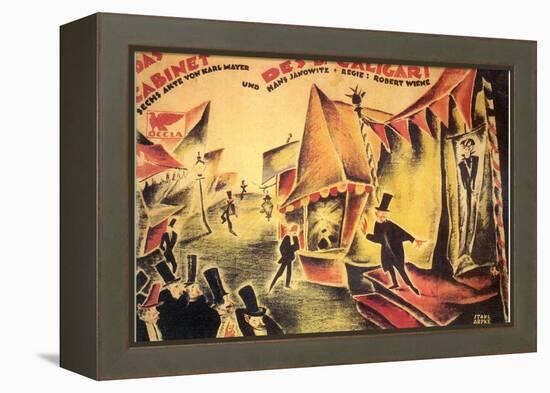 The Cabinet of Dr. Caligari, 1919-null-Framed Stretched Canvas