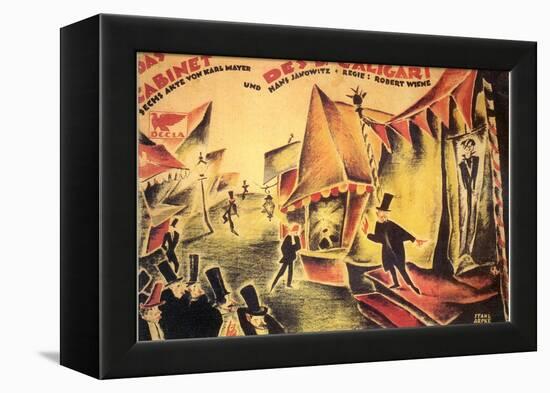 The Cabinet of Dr. Caligari, 1919-null-Framed Stretched Canvas