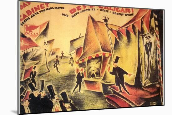 The Cabinet of Dr. Caligari, 1919-null-Mounted Art Print