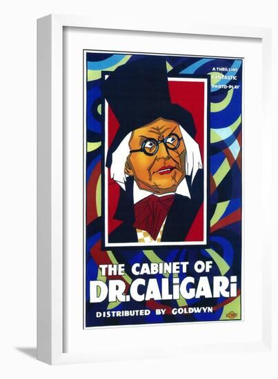 The Cabinet of Dr. Caligari, 1919-null-Framed Premium Giclee Print