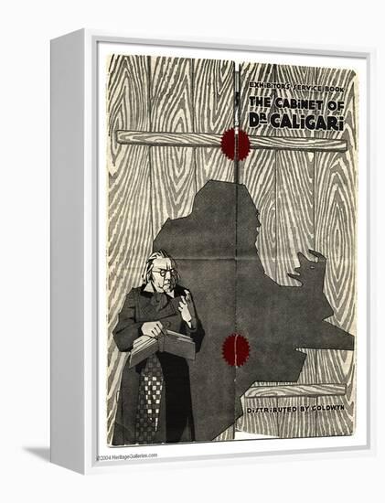 The Cabinet of Dr. Caligari, 1919-null-Framed Stretched Canvas