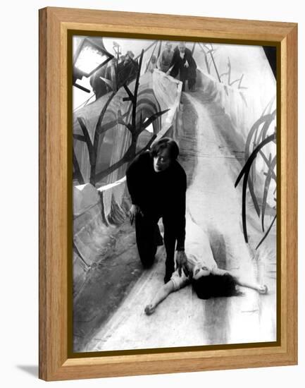 The Cabinet of Dr. Caligari, Conrad Veidt, Lil Dagover, 1920-null-Framed Stretched Canvas