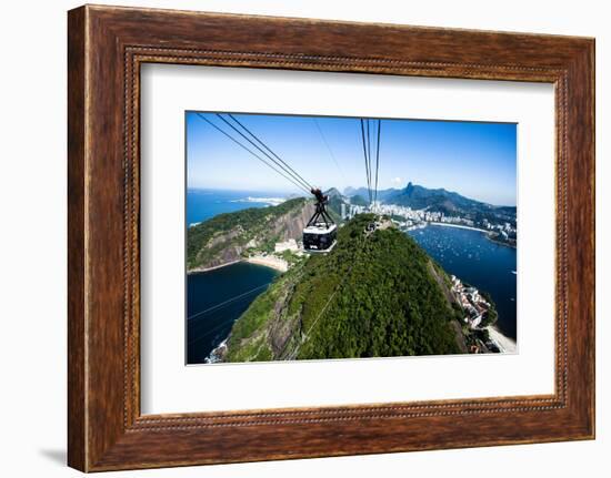 The Cable Car To Sugar Loaf In Rio De Janeiro-Mariusz Prusaczyk-Framed Photographic Print