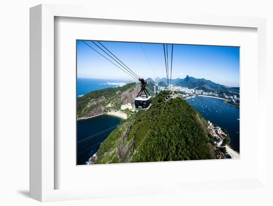 The Cable Car To Sugar Loaf In Rio De Janeiro-Mariusz Prusaczyk-Framed Photographic Print