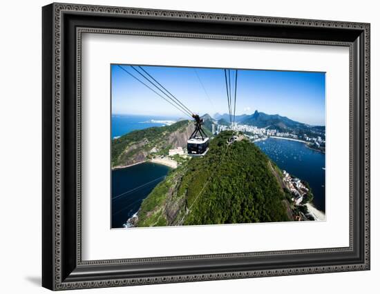 The Cable Car To Sugar Loaf In Rio De Janeiro-Mariusz Prusaczyk-Framed Photographic Print