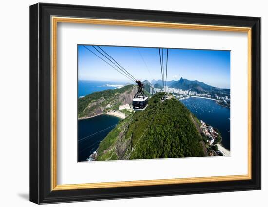 The Cable Car To Sugar Loaf In Rio De Janeiro-Mariusz Prusaczyk-Framed Photographic Print