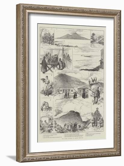 The Cable Railway Up Mount Vesuvius-Horace Petherick-Framed Giclee Print