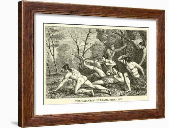 The Caboclos of Brazil Shooting-null-Framed Giclee Print