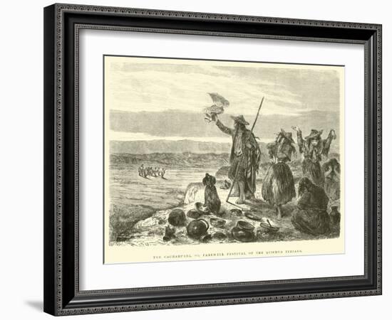 The Cacharpari, or Farewell Festival of the Quichua Indians-Édouard Riou-Framed Giclee Print