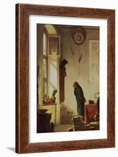 The Cacti Aficionado, about 1865-Carl Spitzweg-Framed Giclee Print