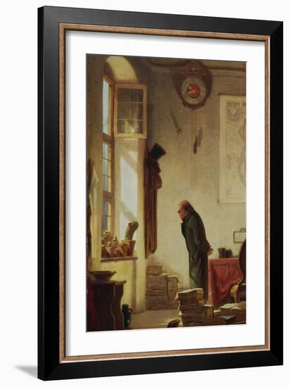 The Cacti Aficionado, about 1865-Carl Spitzweg-Framed Giclee Print