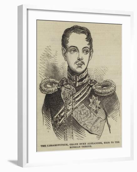 The Caesarewitsch, Grand Duke Alexander, Heir to the Russian Throne-null-Framed Giclee Print