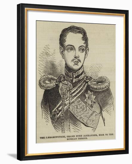 The Caesarewitsch, Grand Duke Alexander, Heir to the Russian Throne-null-Framed Giclee Print