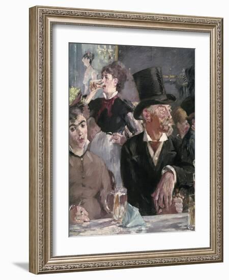 The Cafe Concert-Edouard Manet-Framed Giclee Print